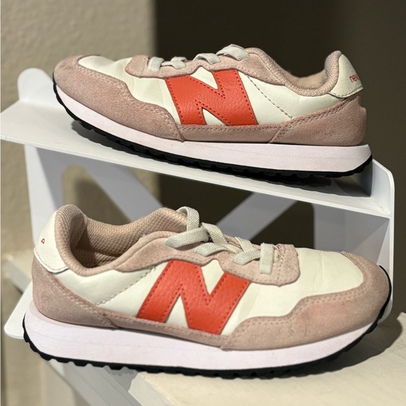 New Balance Other - New Balance 237 Pink White Casual Sneaker Toddler Girls Size 13